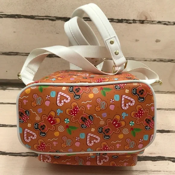 Disney LoungeFly Ginger Bread Backpack & Wallet - Picture 6 of 14